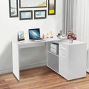 Bàn Làm Việc Gỗ Góc Kèm Tủ Và Kệ Mở - BG70 3