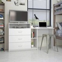 Bàn Làm Việc Gỗ Liền Tủ Có Kệ Lưu Trữ Tiện Dụng - BG68 1