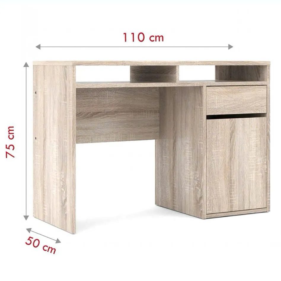 Bàn Làm Việc Gỗ Kèm Tủ Và Ngăn Kệ Để Tài Liệu - BG64 4