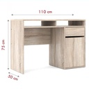 Bàn Làm Việc Gỗ Kèm Tủ Và Ngăn Kệ Để Tài Liệu - BG64 4