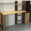 Bàn Làm Việc Gỗ Kèm Tủ Trang Trí Đa Năng - BG63 1