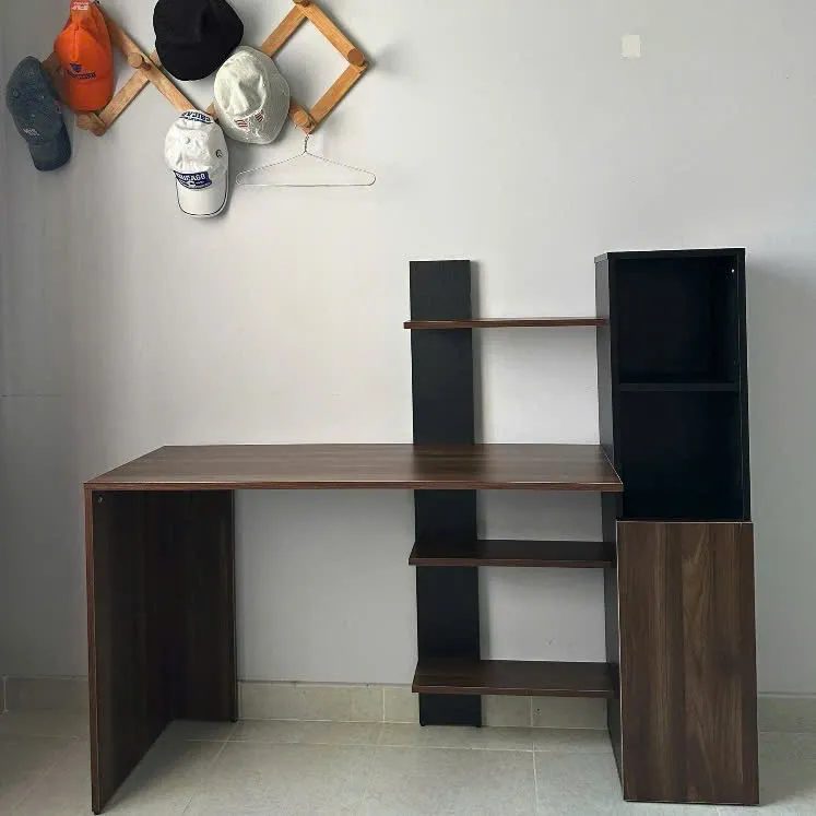 Bàn Làm Việc Gỗ Kèm Tủ Trang Trí Đa Năng - BG63 3
