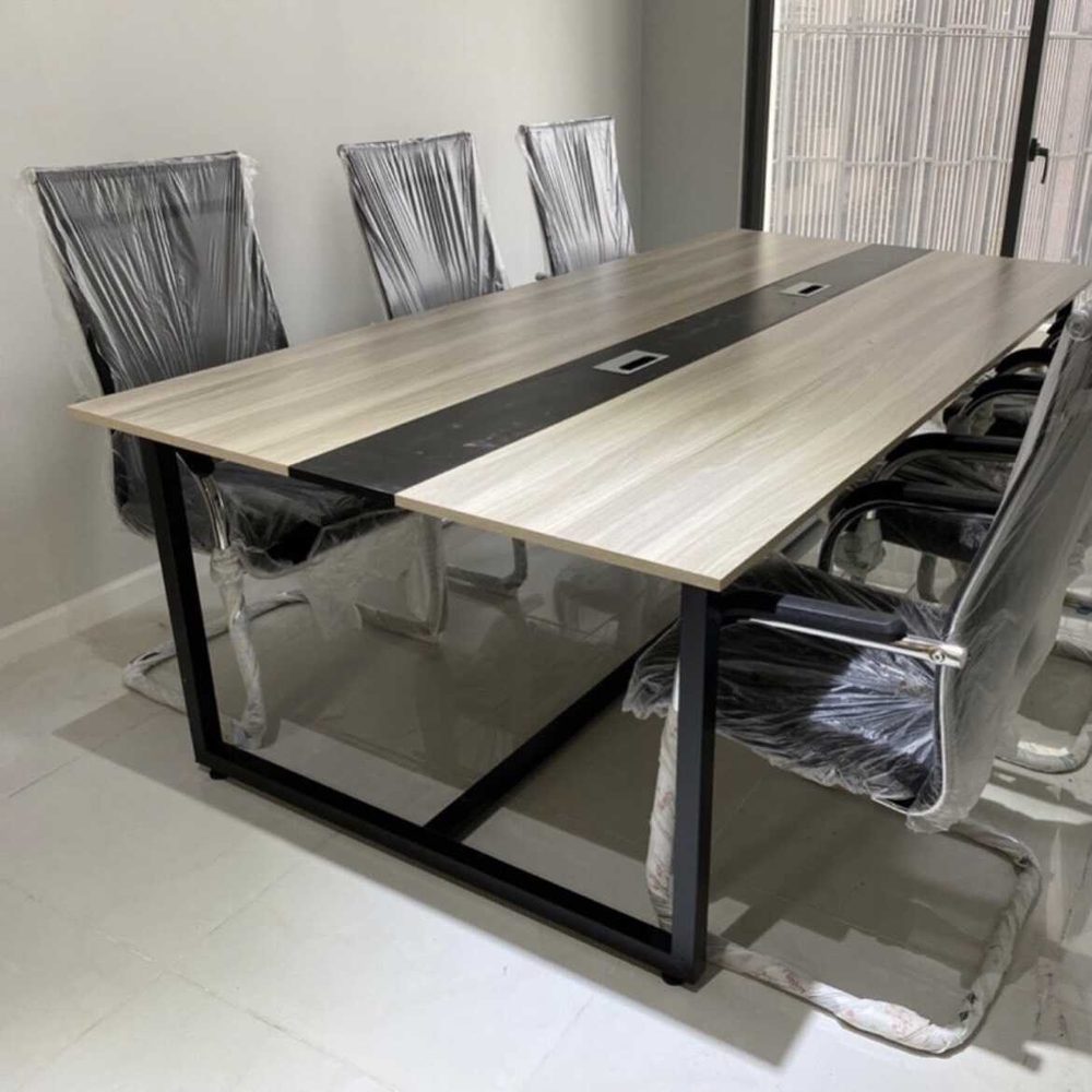 Bàn Họp Văn Phòng 2m4 x 1m2 Chân Sắt - BH2 4