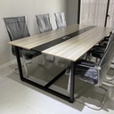 Bàn Họp Văn Phòng 2m4 x 1m2 Chân Sắt - BH2 4