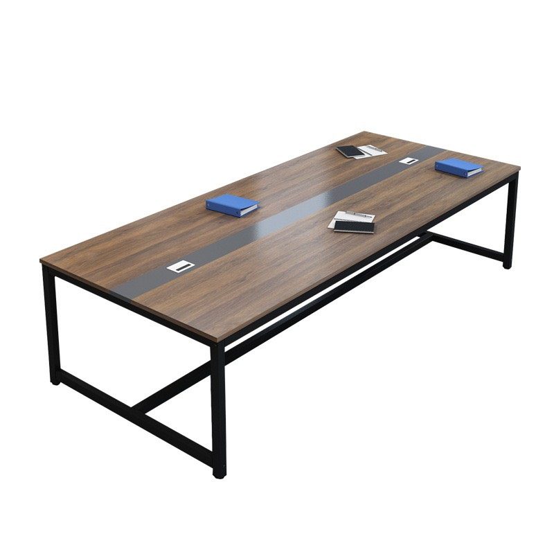 Bàn Họp Văn Phòng Chân Sắt Đen 2m4 x 1m2 - BH16 2