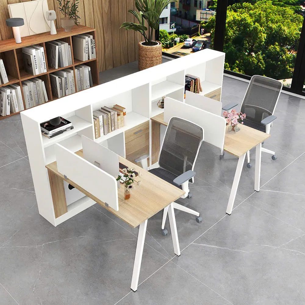 [BC109] Cụm Bàn Làm Việc 2 Người Tách Rời Liền Hộc - BC109