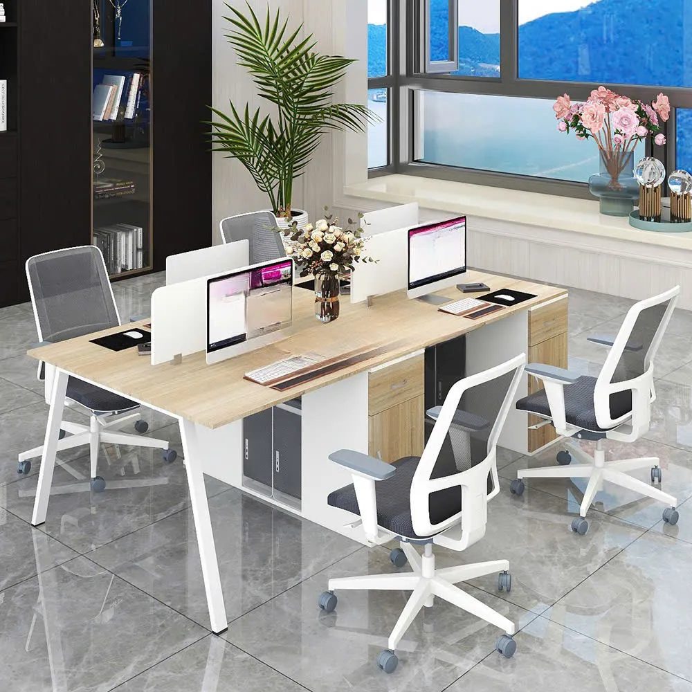Cụm Bàn Làm Việc 4 Người Thiết Kế Linh Hoạt - BC108 5