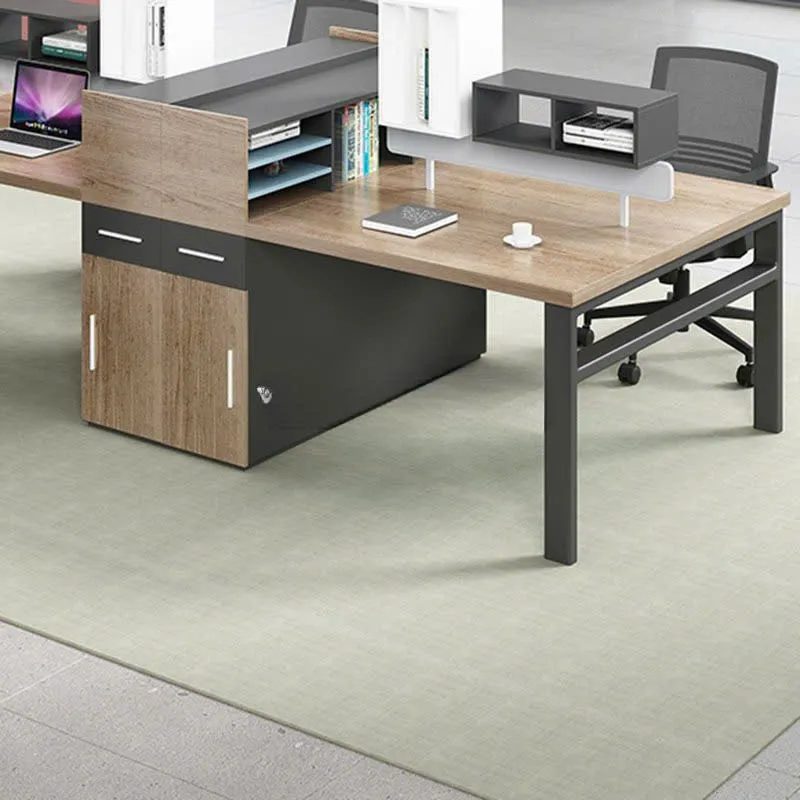 Cụm Bàn Làm Việc 4 Người Chân Sắt Chống Gỉ - BC106 1