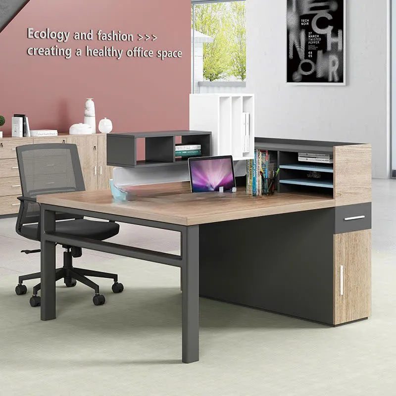 Cụm Bàn Làm Việc 2 Người Hộc Tủ Linh Hoạt - BC105 1