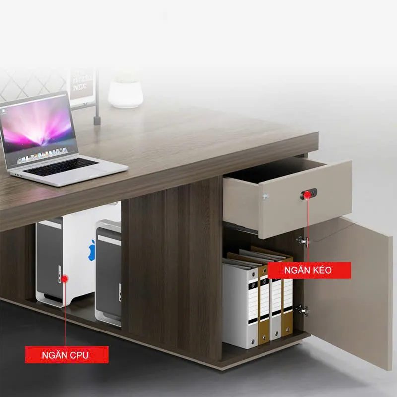 Bàn Làm Việc 2 Người Thiết Kế Vách Lưới Tối Giản - BC104 2