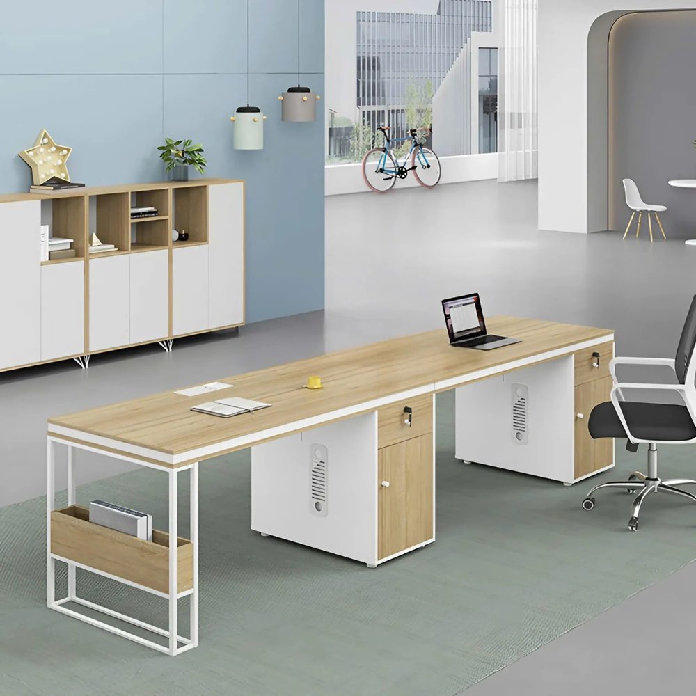 Cụm Bàn Làm Việc 2 Người Băng Dài Hiện Đại - BC121 3
