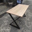 Bàn Văn Phòng Làm Việc Chân Sắt Chữ X - BLV6 5