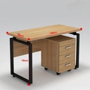 Bàn Văn Phòng Làm Việc Chân Sắt Chữ U- BLV24 4
