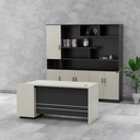 Bàn Giám Đốc Gỗ Phong Cách Tối Giản Kèm Tủ Phụ - BGĐ119 1
