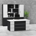 [BGĐ118] Bàn Giám Đốc Gỗ Sọc Ngang Hiện Đại Tối Giản - BGĐ118