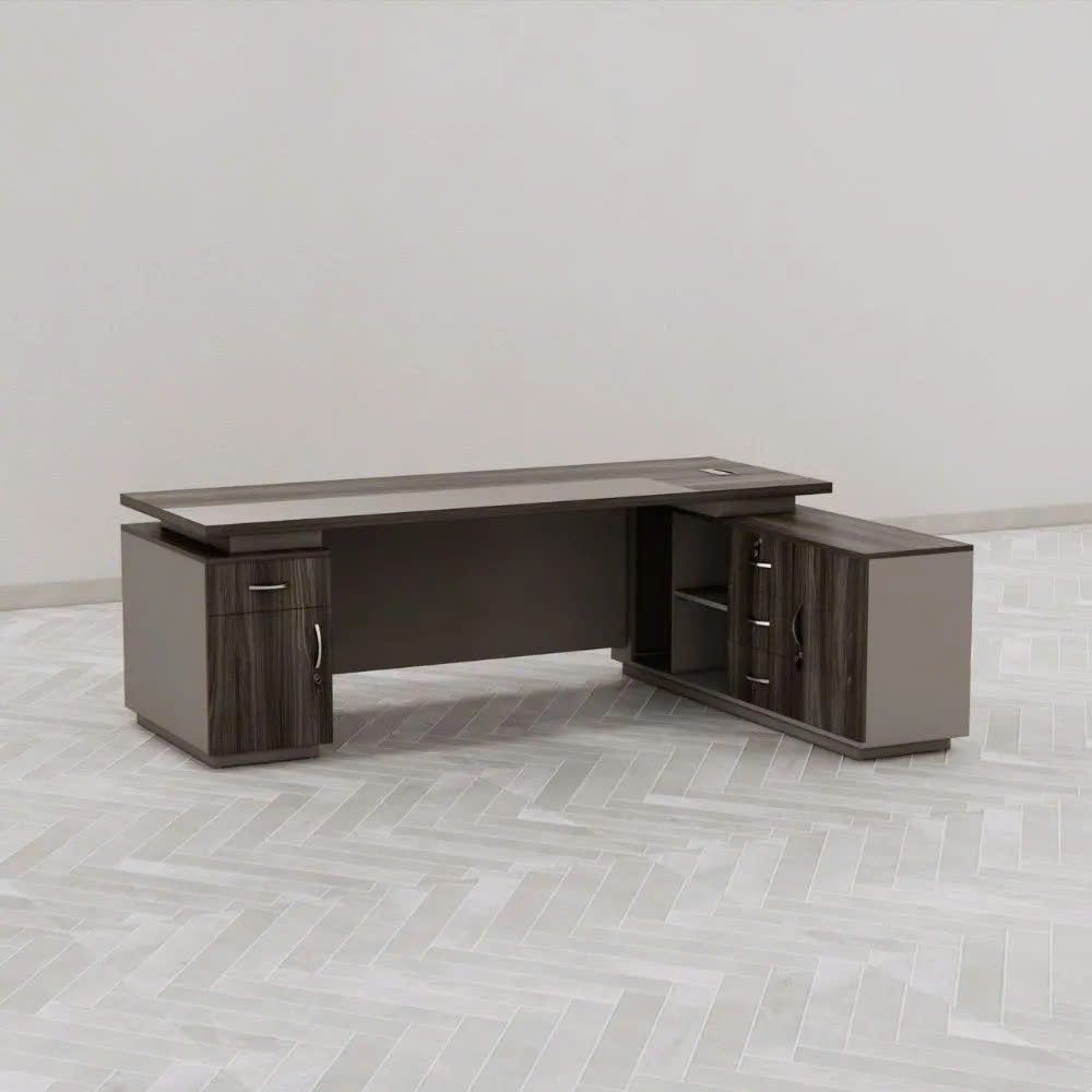 Bàn Giám Đốc Góc L Phối Màu Hiện Đại - BGĐ114 2