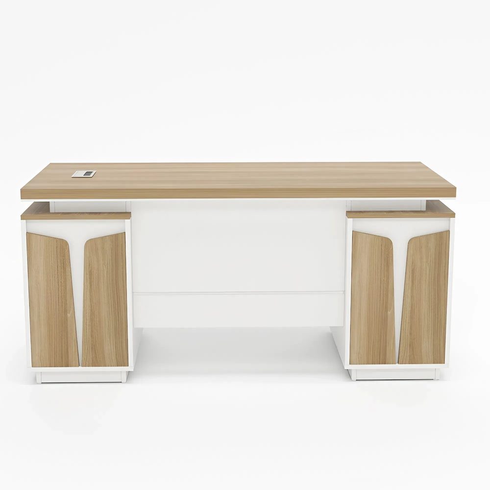 Bàn Giám Đốc Gỗ MDF Kết Hợp Hộc Tủ Đôi - BGĐ113 4