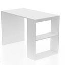Bàn Làm Việc Gỗ Tối Giản Kèm Kệ Sách Hai Tầng - BG60 3