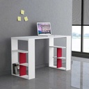 Bàn Làm Việc Gỗ Thiết Kế Tối Giản Kèm Kệ Lưu Trữ - BG59 1