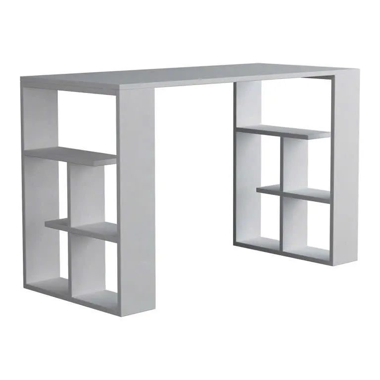 Bàn Làm Việc Gỗ Thiết Kế Tối Giản Kèm Kệ Lưu Trữ - BG59 4