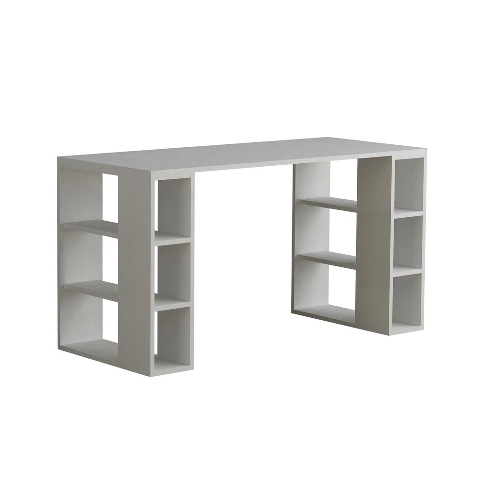 Bàn Làm Việc Gỗ Tích Hợp Kệ Sách Hai Bên - BG58 2