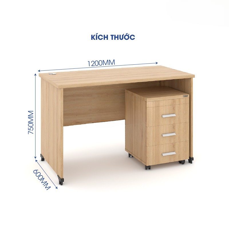 Bàn Làm Việc Văn Phòng Gỗ - BG10 2