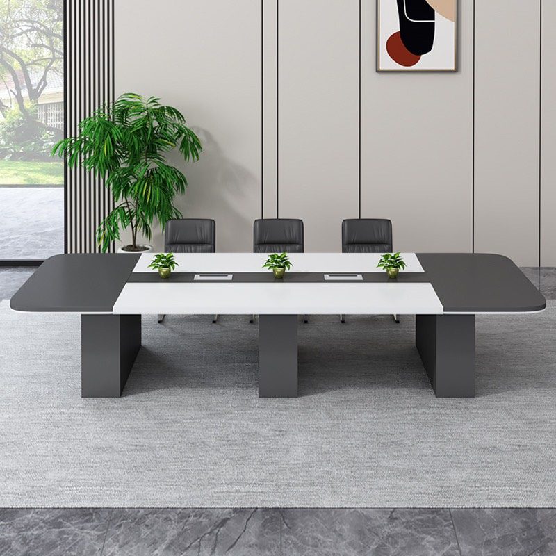 Bàn Họp Văn Phòng Gỗ Bo Góc 3m6 - BH27 4