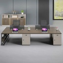 Cụm Bàn Làm Việc 4 Người Kèm Tủ Cá Nhân Tiện Dụng - BC98 3