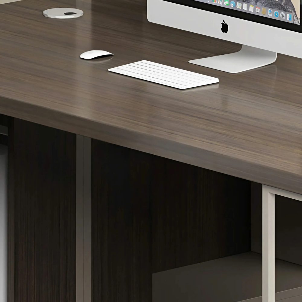 Cụm Bàn Làm Việc 2 Người Kết Hợp Tủ Cá Nhân Tinh Tế - BC95 1