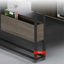 Cụm Bàn Làm Việc 8 Người Chân Sắt Tích Hợp Kệ - BC94 2
