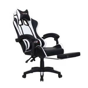 [GM7] Ghế Gaming Players Ngả Mình Có Gác Chân ( Black - White ) - GM7