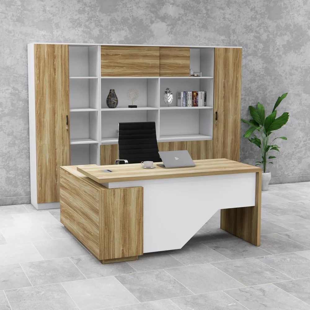 Bàn Giám Đốc Kiểu Dáng Đặc Biệt Vát Chéo - BGĐ107 3