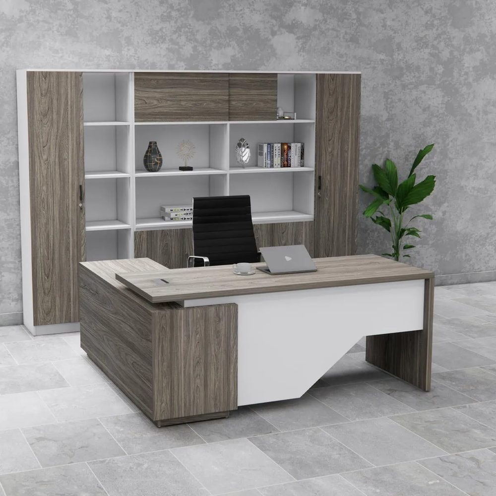 Bàn Giám Đốc Kiểu Dáng Đặc Biệt Vát Chéo - BGĐ107 4