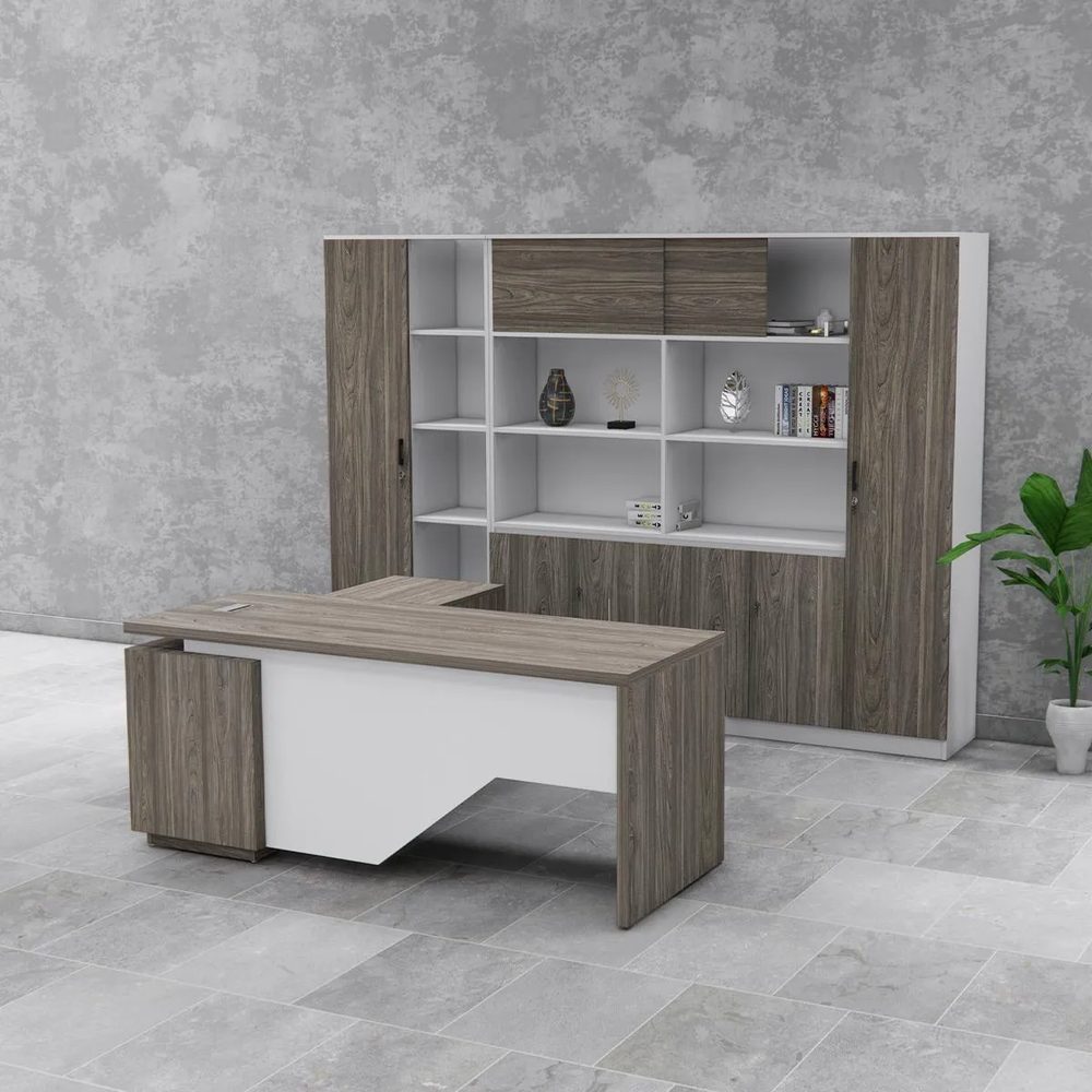 Bàn Giám Đốc Kiểu Dáng Đặc Biệt Vát Chéo - BGĐ107 5