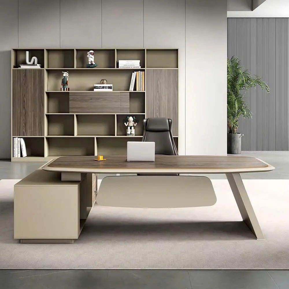 [BGĐ102] Bàn Giám Đốc Hiện Đại Chân Nghiêng Độc Đáo - BGĐ102