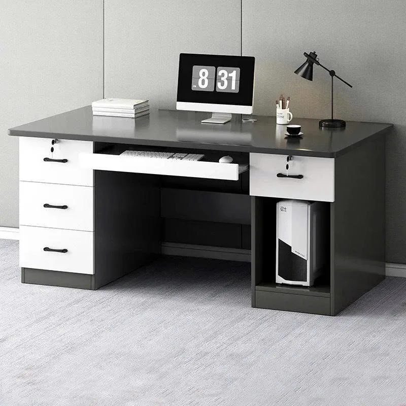 Bàn Làm Việc Gỗ Hai Tủ Nhiều Ngăn Kéo Cao Cấp - BG81 2