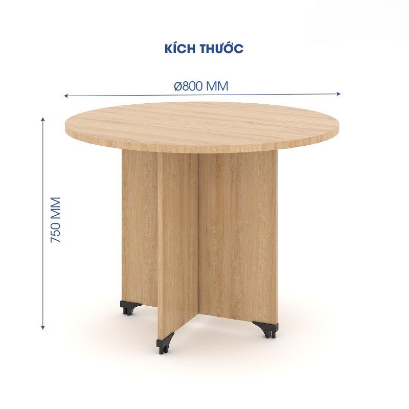 Bàn Văn Phòng Tròn Gỗ MDF Cao Cấp- BG41 4