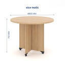Bàn Văn Phòng Tròn Gỗ MDF Cao Cấp- BG41 4