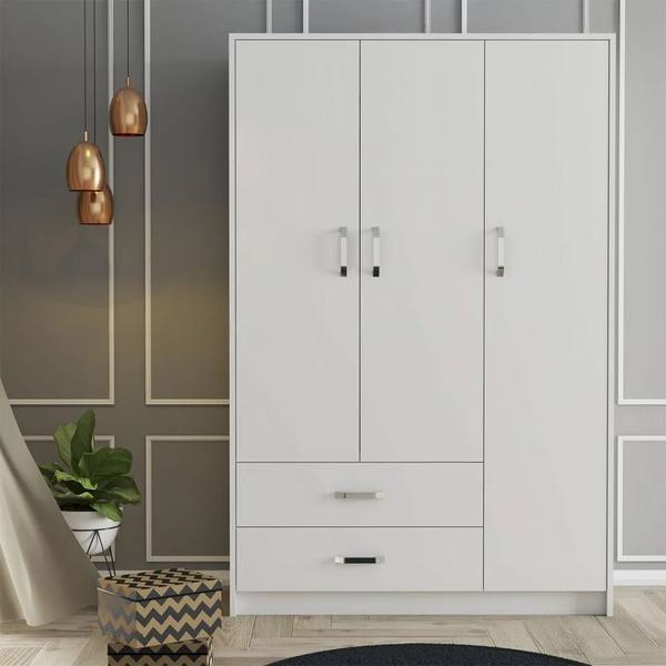 [TQA46] Tủ Quần Áo 3 Cánh Kết Hợp Hộc Kéo Tiện Lợi – TQA46