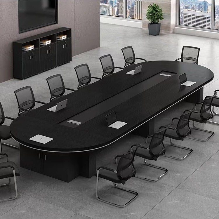 Bàn Hội Nghị Văn Phòng Oval 4m - BH37 1