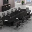 Bàn Hội Nghị Văn Phòng Oval 4m - BH37 1