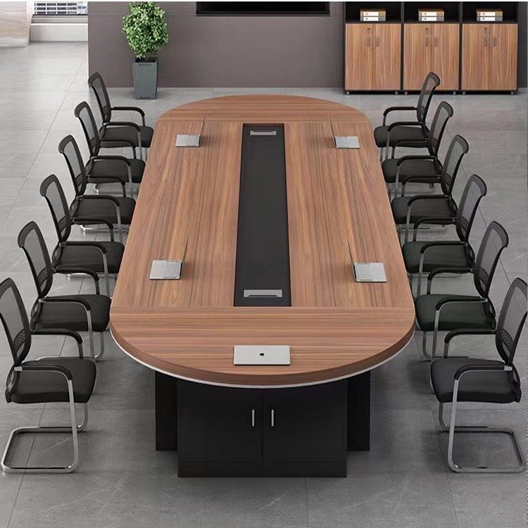 Bàn Hội Nghị Văn Phòng Oval 4m - BH37 2