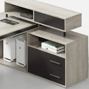Cụm Bàn Làm Việc 2 Người Kèm Hộc Tủ Lưu Trữ Tinh Tế - BC87 1