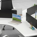 Cụm Bàn Làm Việc 8 Người Lượn Sóng Chân Côn - BC85 1