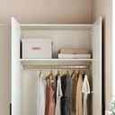 Tủ Quần Áo MDF 3 Cánh Kèm 2 Ngăn Kéo Tiện Lợi 1