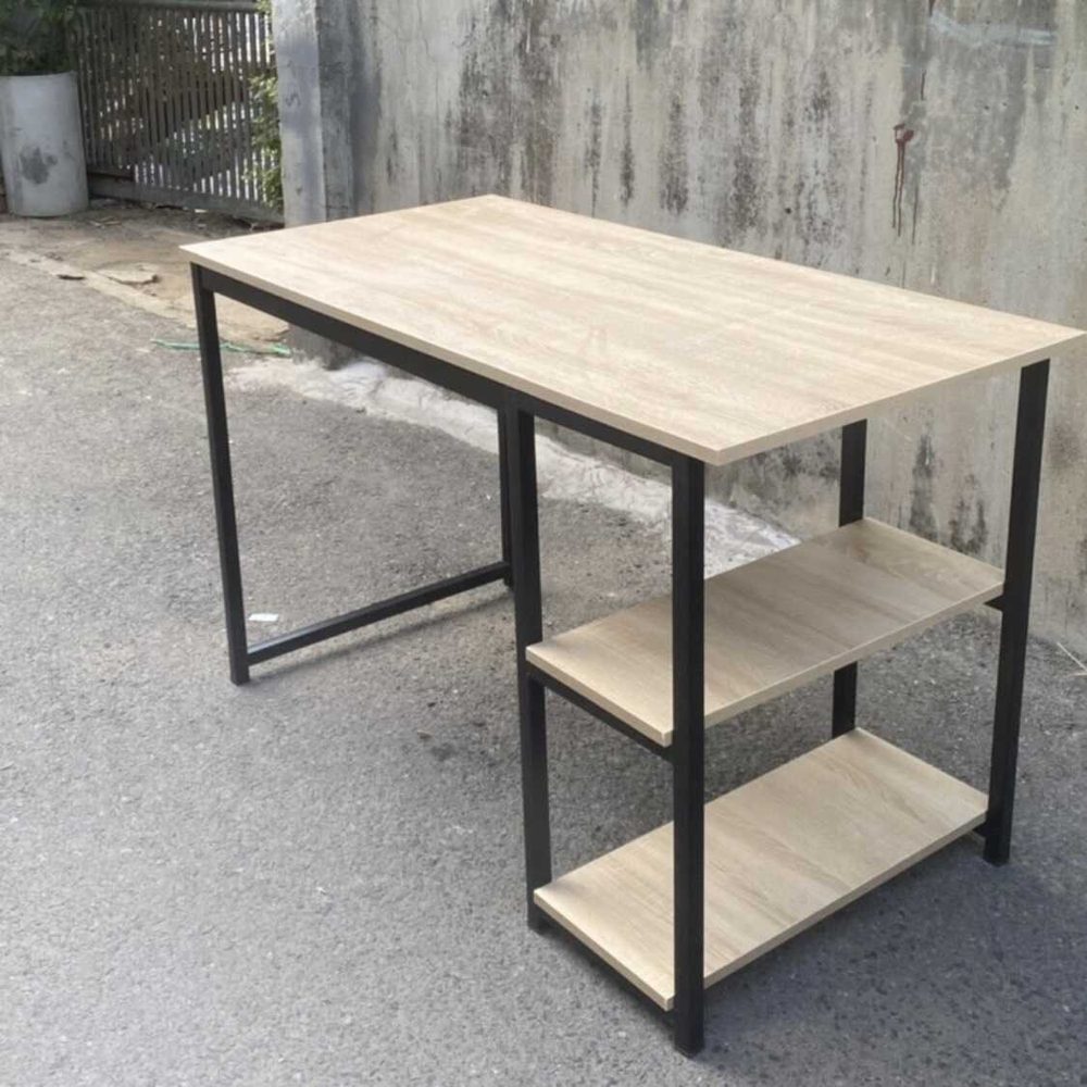 Bàn Làm Việc Văn Phòng 2 Kệ Sách - BLV9 1