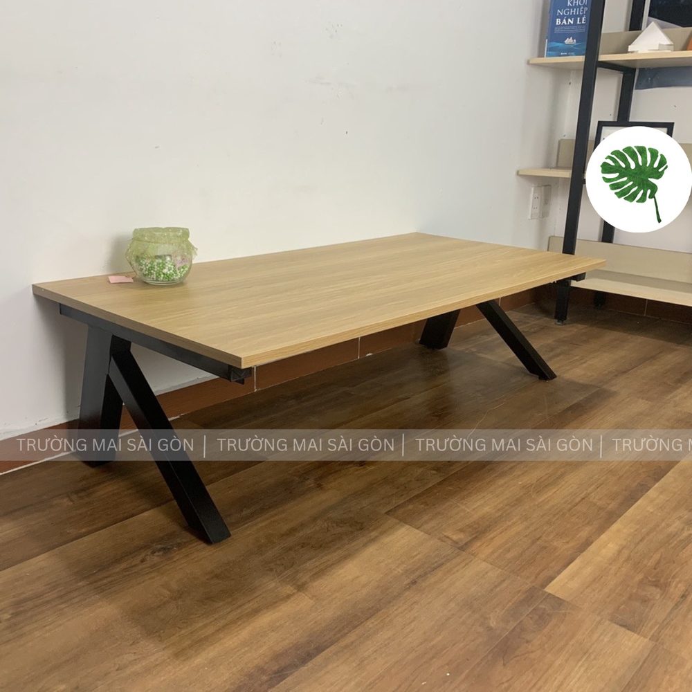 Bàn Làm Việc Văn Phòng Ngồi Bệt Chân Sắt Chữ Y - BLV18 3
