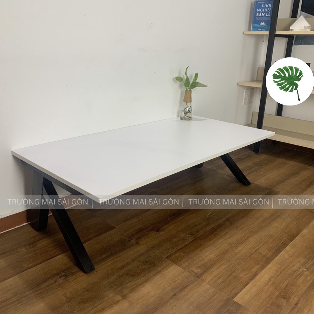 Bàn Làm Việc Văn Phòng Ngồi Bệt Chân Sắt Chữ Y - BLV18 4