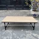 Bàn Làm Việc Văn Phòng Ngồi Bệt Chân Sắt U - BLV19 1