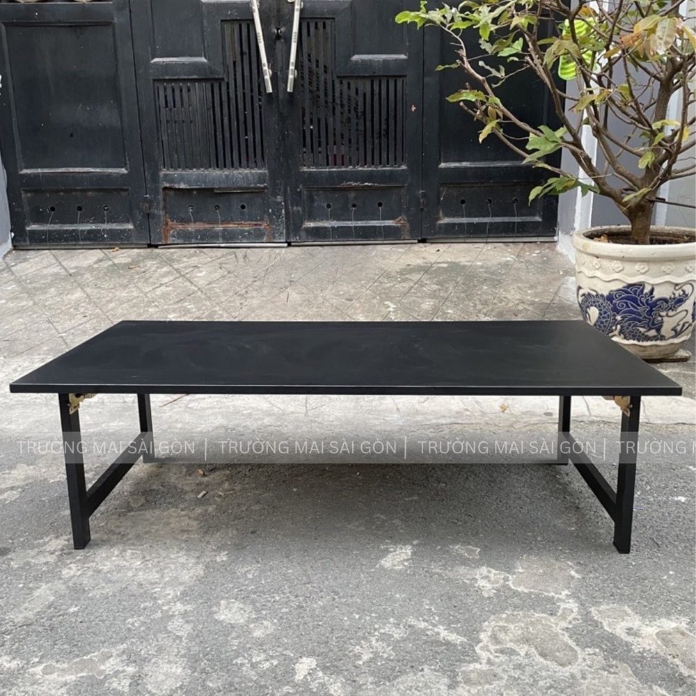 Bàn Làm Việc Văn Phòng Ngồi Bệt Chân Sắt U - BLV19 4